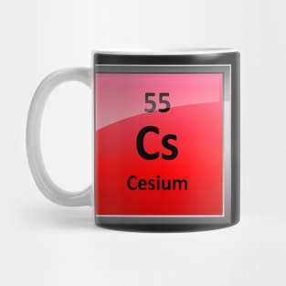 Cesium Periodic Table Element Symbol Mug